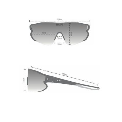 Imagem de Óculos De Sol Hupi Bornio Feminino Masculino Ciclismo Uv 400
