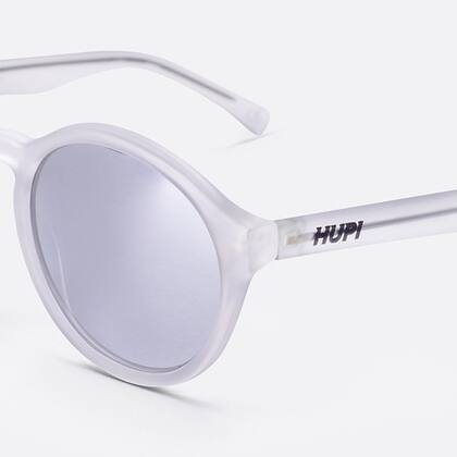 Imagem de Óculos De Sol Hupi Kona Transparente Fosco Prata Proteção Uv