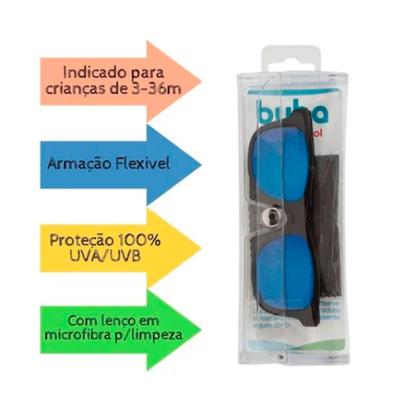 Imagem de Óculos De Sol Infantil Baby Color Com Proteção Uva/uvb Buba