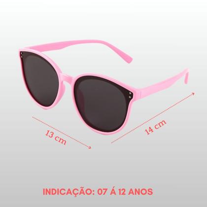 Imagem de Óculos de sol infantil flexível c/ proteção uv-unicolor z