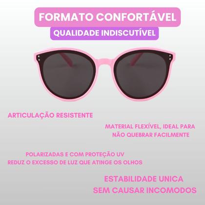 Imagem de Óculos de sol infantil flexível c/ proteção uv-unicolor z