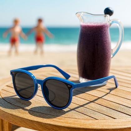 Imagem de Óculos de sol infantil flexível c/ proteção uv-unicolor z