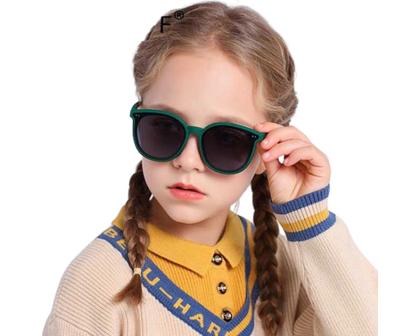 Imagem de Óculos de sol infantil flexível c/ proteção uv-unicolor z