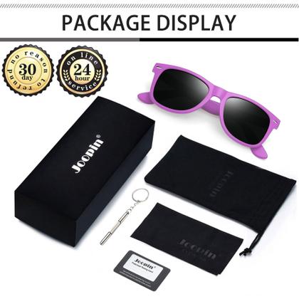 Imagem de Óculos de sol Joopin Oversized Square Polarized UV400 Purple