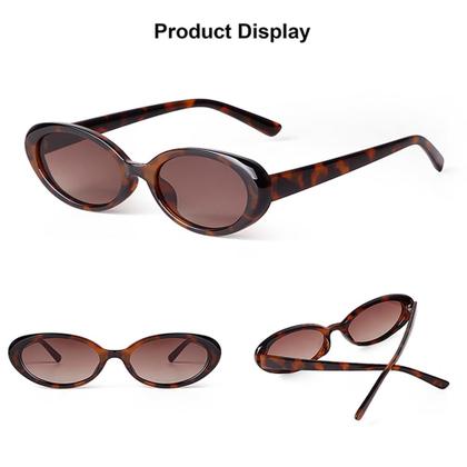 Imagem de Óculos de Sol Laurinny Retro Oval Tortoise Shell para Mulheres
