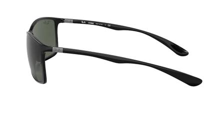 Imagem de Oculos De Sol Liteforce 4179 Armação Preto Fosco Lentes Verdes - Miami Sun