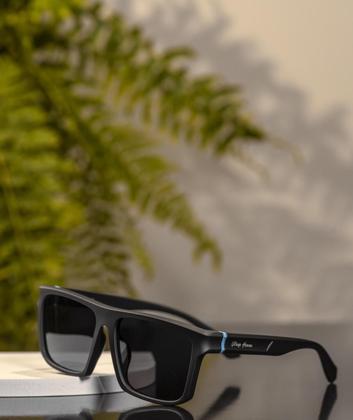 Imagem de Óculos de Sol Masculino Polarizado Quadrado Resistente TR90 Linha Premium PR