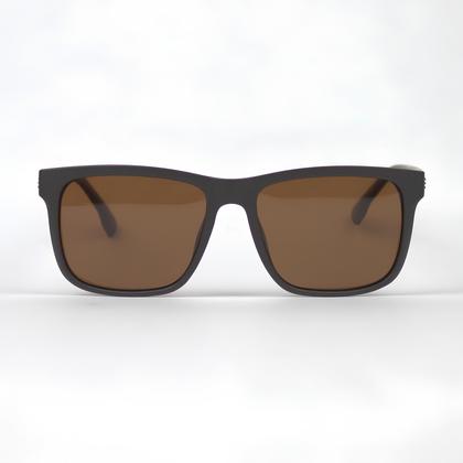 Imagem de Óculos De Sol Masculino Polarizado UV400 Marrom Quadrado Village Heaven 6285