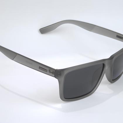 Imagem de Óculos de Sol Masculino Polarizado UV400 Quadrado Armação Cinza Village Heaven 6085