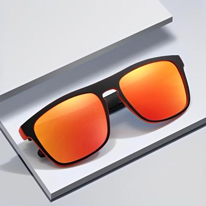 Imagem de Óculos De Sol Masculino Preto POLARIZADO Quadrado Clássico Proteção 400 UV - Zellmann ORIGINAL