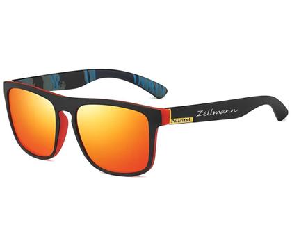 Imagem de Óculos De Sol Masculino Preto POLARIZADO Quadrado Clássico Proteção 400 UV - Zellmann ORIGINAL