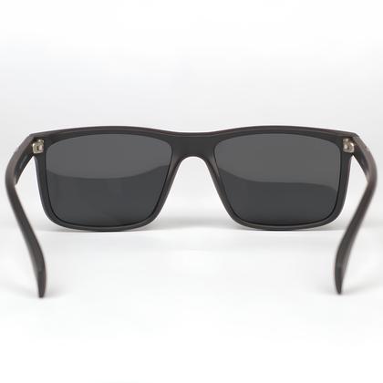 Imagem de Óculos de Sol Masculino Quadrado Polarizado UV400 Preto Original Village Heaven 6278