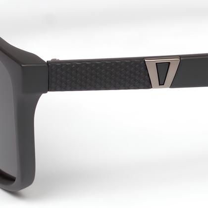 Imagem de Óculos de Sol Masculino Quadrado Polarizado UV400 Preto Original Village Heaven 6278