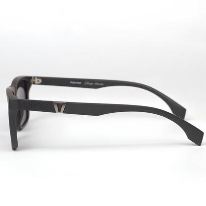 Imagem de Óculos de Sol Masculino Quadrado Polarizado UV400 Preto Original Village Heaven 6278