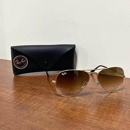 Imagem de Óculos De Sol Masculino Ray Ban Aviator Gradient RB3025 00151 5814
