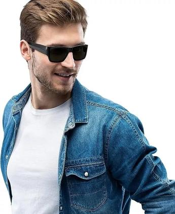 Imagem de Oculos De Sol Nomad 2187 Preto Com Lentes Verdes Proteção Raios UVA UVB - Original