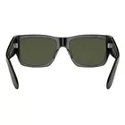 Imagem de Oculos De Sol Nomad 2187 Preto Com Lentes Verdes Proteção Raios UVA UVB - Original