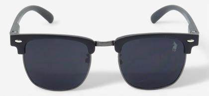 Imagem de Óculos de Sol PLC Casual Quadrado estilo Club Master UV400 + Case Couro ECO