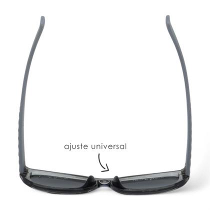 Imagem de Óculos de Sol PLC com design Clássico Gateado com Proteção UV400  Kit contém  Case Couro ECO