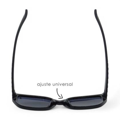 Imagem de Óculos de Sol PLC com design Clássico Gateado com Proteção UV400  Kit contém  Case Couro ECO