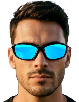 Imagem de Óculos De Sol Polarizado Ciclismo Bike Uv 400 Corrida Vôlei Esportivo