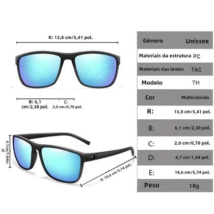 Imagem de Óculos De Sol Polarizados Unissex Para Ciclismo UV400 Óculos Quadrados Clássicos Para Mtb,