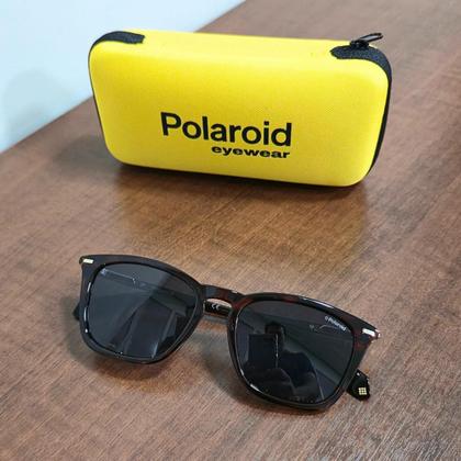 Imagem de Óculos de Sol Polaroid Havana Polarizado Azul PLD 2085/S 086 52C3 S