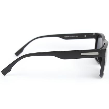 Imagem de Óculos de Sol Preto Masculino Esportivo Polarizado Quadrado + Case