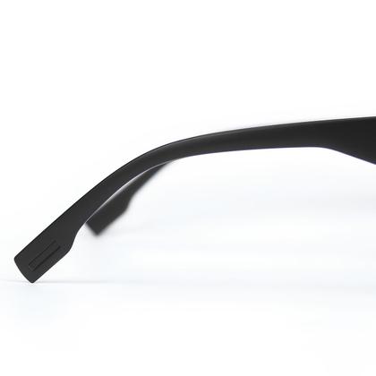 Imagem de Óculos de Sol Preto Masculino Esportivo Polarizado Quadrado + Case