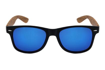 Imagem de Óculos De Sol Quadrado Justin Perna De Madeira Com Proteção Uv