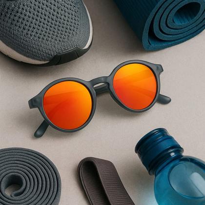 Imagem de Óculos De Sol Quiiq Redondo Esportivo Uv400 Polarizado