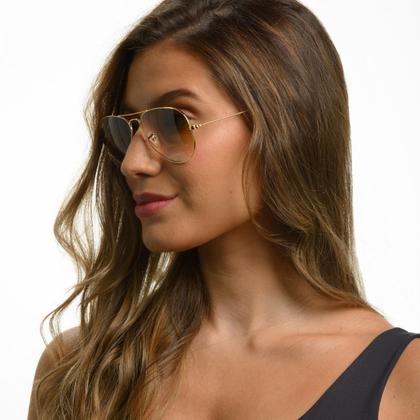 Imagem de Óculos de Sol Ray Ban Aviador RB3025L-001/51 58