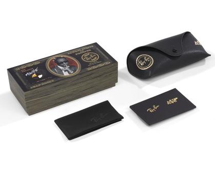 Imagem de Óculos De Sol Ray Ban Mega Wayfarer AAP Rocky Blacked Out RB0840S 6826J5-51