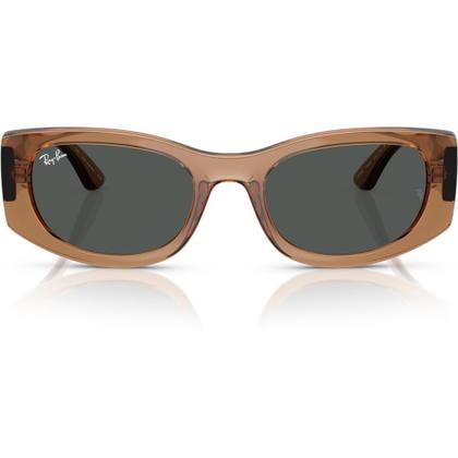 Imagem de Óculos de Sol Ray Ban RB4446L 678487 Caramelo Marrom Translucido