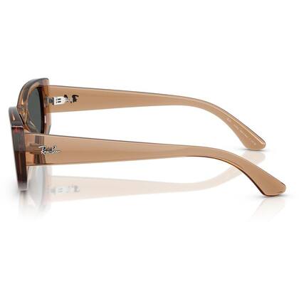 Imagem de Óculos de Sol Ray Ban RB4446L 678487 Caramelo Marrom Translucido