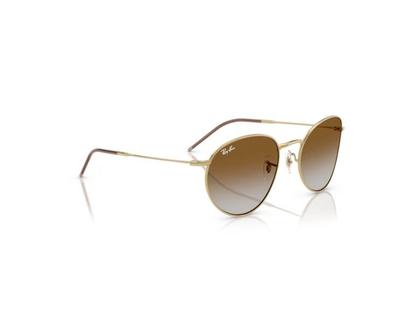 Imagem de Óculos de Sol Ray-Ban Round Reverse RBR0103S 001/CB 55 - Dourado-arista
