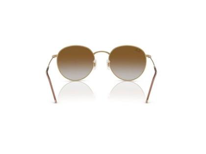 Imagem de Óculos de Sol Ray-Ban Round Reverse RBR0103S 001/CB 55 - Dourado-arista