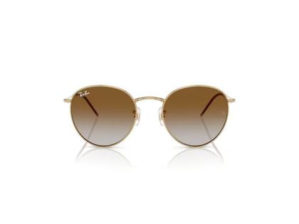 Imagem de Óculos de Sol Ray-Ban Round Reverse RBR0103S 001/CB 55 - Dourado-arista