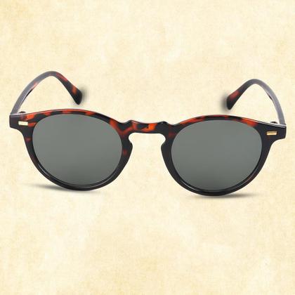 Imagem de Óculos de Sol Redondos Retrô Unissex com Proteção UV400