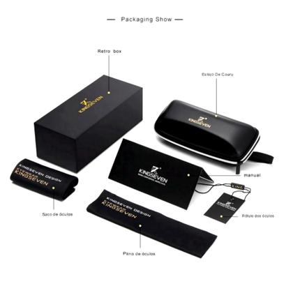 Imagem de Óculos de Sol Retangular Masculino com Proteção Uv400 Polarizados