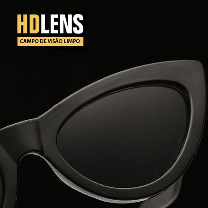 Imagem de Óculos de Sol Retrô Gatinho com Proteção UV400