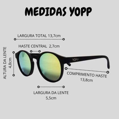Imagem de Óculos de Sol Yopp Esportivo Polarizado Uv400 Lua Nova