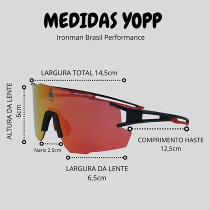 Imagem de Óculos de Sol Yopp Performance Fotocromático Ironman Brasil IMB2.8