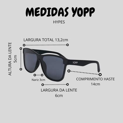 Imagem de Óculos de Sol Yopp Polarizado Uv400 Vem Verão Hype Cor:Roxo