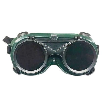 Imagem de Oculos De Solda Kit 4 Uni EPI Mascara De Protecao Equipamento Profissional Articulavel Dupla Lente Soldador Com Filtro