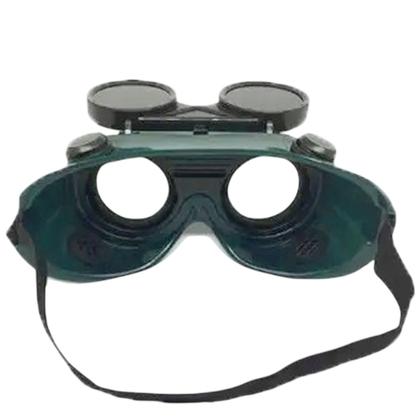 Imagem de Oculos De Solda Kit 6 Uni Protecao EPI Mascara Articulavel Dupla Lente Para Soldador Com Filtro Equipamento Profissional