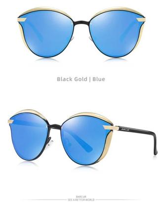 Imagem de Óculos Feminino Barcur Lente Azul Gatinho Box