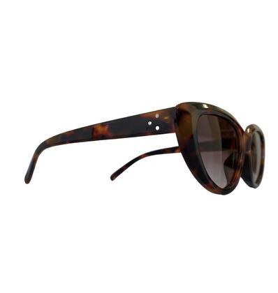 Imagem de Óculos Feminino De Sol Gatinho Vivi UVA E UVB Com Case Antiqueda