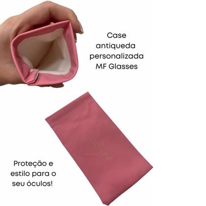 Imagem de Óculos Feminino De Sol Virginia Com Case Antiqueda UVA E UVB