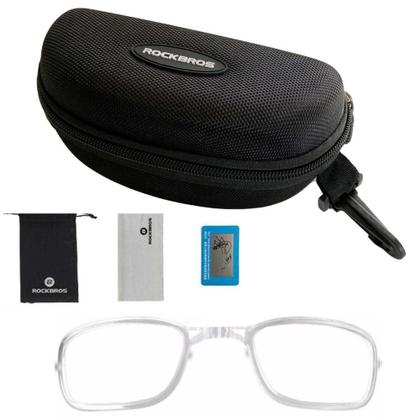 Imagem de Óculos Fotocromatico Preto/Vermelho UV400 Ciclismo Clip para Grau RB-10135